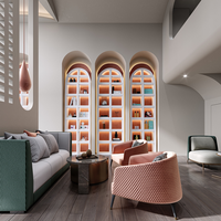 Service de design d'intérieur pour salon de beauté professionnel, plan de mise en espace de spa de luxe, solution clé en main pour le mobilier et la conception de salon de coiffure