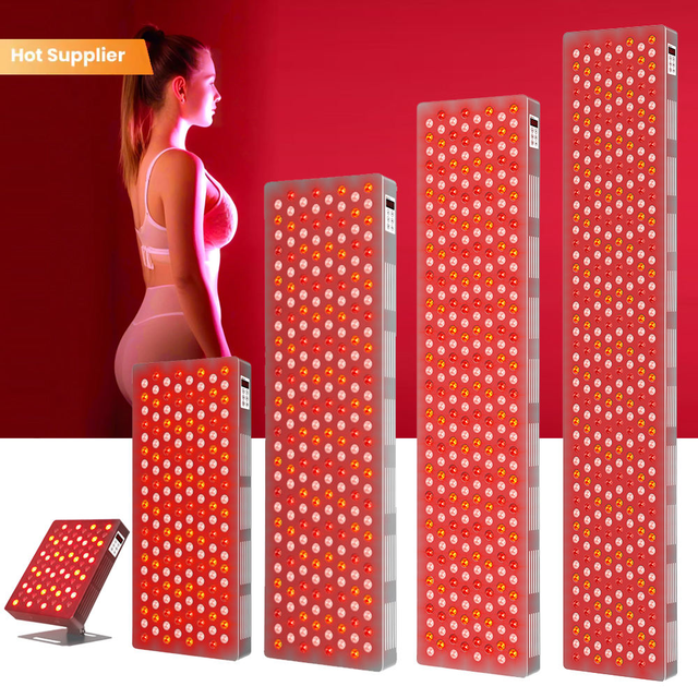 Sunsred OEM 630nm 660nm 810nm 830nm 850nm High Power Led Red Light Therapy Panel Multiple Sizes for Home Use