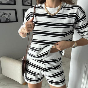 Vêtements d'intérieur en coton pour femmes, vêtements de sport d'été pour femmes, ensemble de shorts de motard 2 pièces/ - Product Image 4