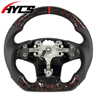 Accessoires intérieurs de voiture Volant personnalisé en fibre de carbone pour Isuzu D-MAX MU-X SUV 2014-2019 Dmax LS-U