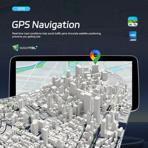 Autoradio Android Podofo 12,3 pouces 8 cœurs 4+64 Go avec <span class=keywords><strong>CarPlay</strong></span>/Android Auto sans fil/GPS/WIFI/RDS/DSP/IPS pour Hyundai Santafe 2006-2012 - Product Image 3