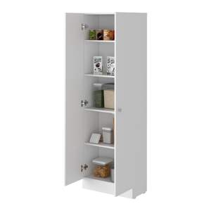 DB Double Porte Finition Blanche Armoire de Rangement Cuisine Rangement Pipestone - Product Image 3