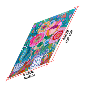 Poster Seni Logam Botani Berwarna-warni yang Dikustomisasi Secara Profesional, Dekorasi Dinding Rumah, Cetak Timah, Sistem Gantungan Magnet, Plakat Lukis - Product Image 2