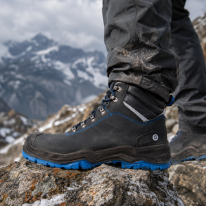 Stivali di Sicurezza Impermeabili in Pelle Nabuk con Punta Composita, <span class=keywords><strong>Scarpe</strong></span> da Lavoro Antiforatura Leggere con Suola MD <span class=keywords><strong>per</strong></span> Uso Industriale - Product Image 6