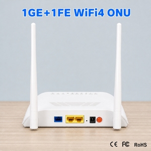 2LAN ONU с Wi-Fi, GPON ONU 1GE 1FE WIFI4 XPON ONU 300M, двухрежимный EPON GPON <span class=keywords><strong>Realtek</strong></span> FTTH ITU-T G.984 VSOL V2802GW - Product Image 1
