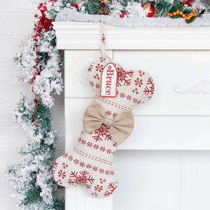 Soporte para Calcetines Navideños Personalizado al por Mayor, Calcetín Navideño de Algodón para Mascotas <span class=keywords><strong>2023</strong></span> - Product Image 5