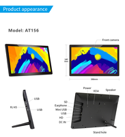 Nouveau 1080P 15.6 pouces IPS Android Tablet PC Tout-en-un Support mural de bureau 2 Go de capacité mémoire Android 11 pour les entreprises