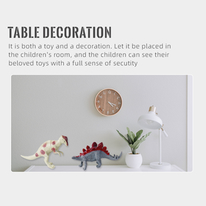 Ensemble de jeu éducatif pour enfants sur le thème des dinosaures, jouets du monde préhistorique avec T-Rex, Stegosaurus, Triceratops, clôture, arbres et accessoires de scène - Product Image 6