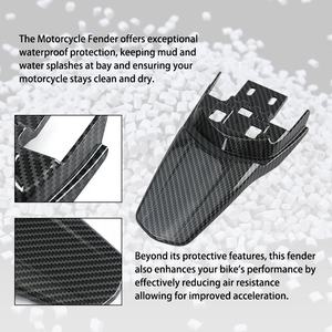 Garde-boue arrière en plastique modifié LINGQI RACING pour moto, remplacement universel pour Light Bee, Dirt Bike, Pit Bike, tout-terrain - Product Image 4