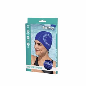 <span class=keywords><strong>Bestway</strong></span> 26039 bonnet de bain pour adulte bonnet de bain en tissu premium Sleek 'N Stretch bonnet de bain pour sport aquatique - Product Image 6