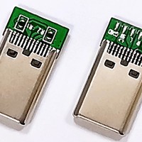 Conector Macho USB Tipo C de 24 Pines, Edición Personalizada de Audio, Montaje en PCB SMD DIP, Puerto de Audio USB-C de Acero Inoxidable de 3A