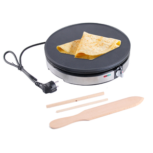 Machine à crêpes électrique automatique avec plaque de <span class=keywords><strong>30</strong></span> <span class=keywords><strong>cm</strong></span>, puissance 1000W/1300W/1400W pour crêpes, tortillas, blintzes et pancakes - Product Image 1
