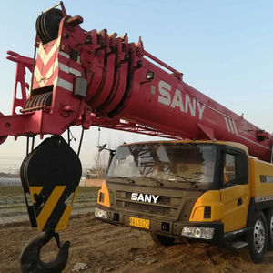 แบรนด์ Sany ใช้เครนขนาดเล็ก 90 ตันก่อสร้างเครนไฮดรอลิกรีโมทคอนโทรลสําหรับปั๊มคอนกรีตเครื่องยนต์รถเครน - Product Image 1