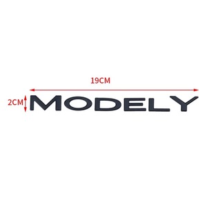 สติกเกอร์ติดรถมีตัวอักษร3 S X สำหรับ <span class=keywords><strong>Tesla</strong></span> <span class=keywords><strong>Model</strong></span> <span class=keywords><strong>Y</strong></span> ของแท้ติดโลโก้ท้ายรถดัดแปลงอุปกรณ์ตกแต่งอเนกประสงค์ - Product Image 3