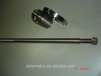 Vanne à boisseau sphérique de type Y, vanne de test et de vidange, actionnée pneumatiquement, vanne à boisseau sphérique en acier forgé