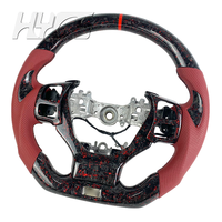 Volant LED en fibre de carbone forgée de style sportif, accessoires intérieurs de voiture personnalisés pour Lexus IS NX RC 200 250 300 350 GX GS ES