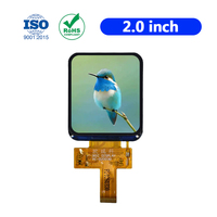 2,0 Zoll QSPI TFT LCD-Display 400(RGB)*454 Auflösung Vollfarbiger Bildschirmmodul für Tragbare Geräte