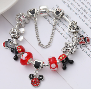 Bracelets à breloques pour enfants mignons, micro, clé, bracelets à breloques pour femmes, bijoux - Product Image 2