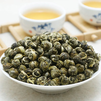 Thé de perle de jasmin pur vente chaude saveur parfumée naturelle thé vert de printemps thé de dragon de perle de jasmin chinois Moli Huacha