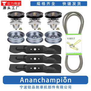 Kit de Reconstrucción de Plataforma de 60 Pulgadas Ananchampion ZTS2-60 ZT3-60, Juego de Cuchillas, Poleas y Correas para Cortacésped - Product Image 1