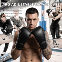 Gants de boxe MMA ajustables en microfibre personnalisables professionnels 10oz pour hommes et femmes, entraînement Sanda, Muay Thai