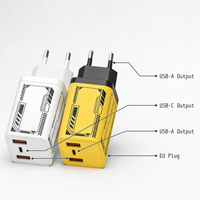 Chargeur mural USB C avec deux ports USB, adaptateur d'alimentation à charge rapide pour smartphones, tablettes, ordinateurs portables, voyages, maison, bureau, OTP, OVP