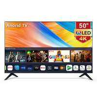 32-85 "LED QLED UHD 4K akıllı TV küresel sürüm HDR Wi-Fi 60Hz Android Google siyah otel kullanımı ücretsiz kargo