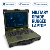 Ordinateur portable robuste de qualité industrielle personnalisé de 17,3 pouces haute définition, I7/i9/ultrabook, structure en alliage de magnésium.
