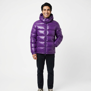 Veste matelassée en toile avec logo personnalisé OEM fabriquée au Pakistan, veste décontractée pour homme, fermeture éclair, poches, option taille plus, personnalisable - Product Image 1