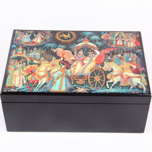 Caja de Regalo de Té de Madera de Acacia 4C Grabada a Mano de Lujo con Logotipo Personalizado y Acabado Brillante para Hojas de Té, Paquete de Regalo Empresarial para Días Festivos - Product Image 1