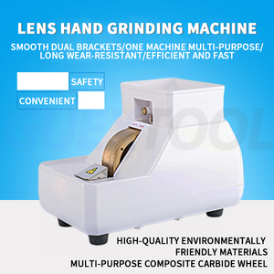 Machine à affûter les verres de lunettes, machine à chanfreiner manuelle pour verres, capable de meulage grossier et fin, meulage en V - Product Image 2