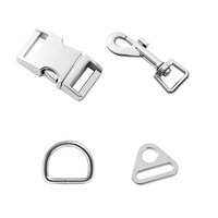 Mousqueton pivotant de 20mm en alliage de zinc de haute qualité déclencheur fort de sécurité pour collier de chien