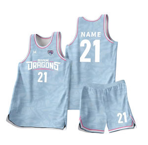 2526 Nieuwe Goedkope Sublimatie Oem Custom Heren Basketbal Jersey Set Zachte Ademende Uniformen Met Logo Inclusief Basketbal Shorts - Product Image 3