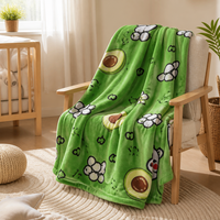 Tissu tricoté en velours imprimé dessin animé 97% polyester, respirant, directement de l'usine Keqiao, pour vêtements, robes, vêtements pour enfants, textile de maison