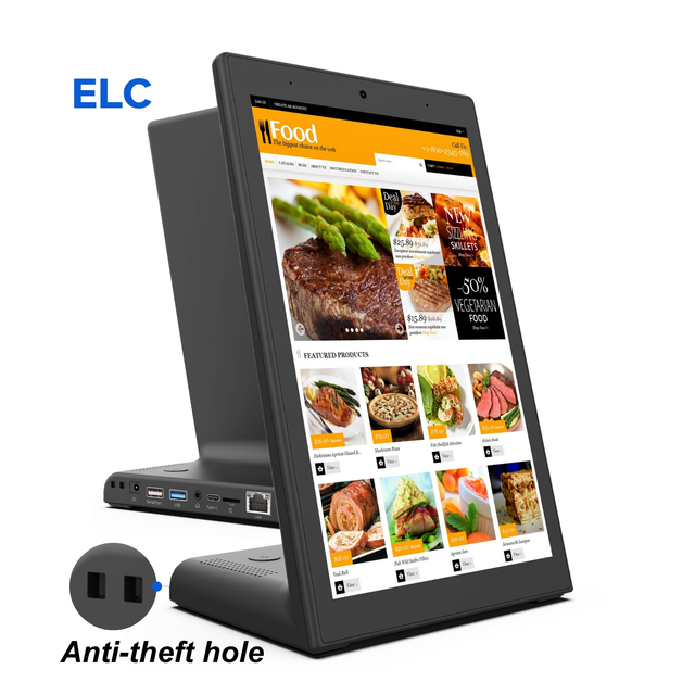 WL1038T Desktop L-Shaped 10.1 Inch Touch Screen RK3568  Android 11 13 Tablet NFC Option for Restaurant