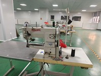 Machine à coudre d'occasion Jinlun CS-8713 monoaiguille à tube d'alimentation unifié interlock pour la couture industrielle de chaussures et de sacs
