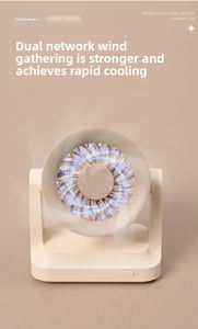 2025 חדש הגיע חם מכירה 5 צעדים מהירות רוח חזקה להתאים אישית את המאוורר שולחן מיני נייד - Product Image 2