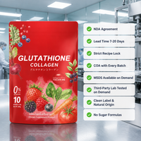 Collagène végétalien amincissant en marque blanche, peptides protéinés certifiés HACCP, supplément éclaircissant pour la peau, sachets de 10g, OEM