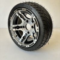 Pneus tout-terrain ATV UTV 205/30 avec jantes en alliage d'aluminium Pneus de course sur route de 12 pouces assemblés sur roues pour ATV 200cc 250cc