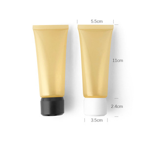 หลอดเครื่องสำอางใส 80 กรัม/มล. หลอดเครื่องสำอางแบบมีฝาเกลียวสำหรับใส่แชมพู บรรจุภัณฑ์พลาสติกแบบนิ่มสำหรับเครื่องสำอาง - Product Image 1