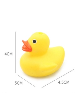 Nổi bơi nhỏ tắm nhỏ PVC cao su nhỏ màu vàng vịt - Product Image 3