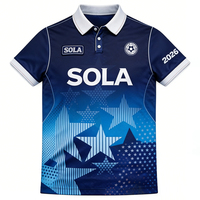 Uniforme de Cricket al por Mayor, Ropa de Equipo con Sublimación, Camiseta Polo, Kit de Uniforme de Cricket Personalizado