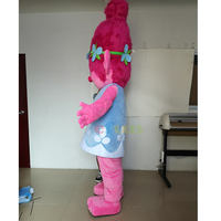 Efun quantité minimale de commande-Costume de mascotte de film de dessin animé personnalisé 1 pièce-Costume de clowns de coquelicot-Personnage d'activité de fête d'Halloween à vendre