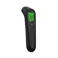 Thermomètre frontal infrarouge sans contact, 4 couleurs de rétroéclairage en option, Bluetooth, capteur de vibration, lecture en 1 seconde