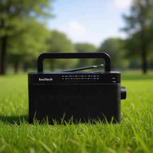 Radio portable Kooltech 18x9,5x5 cm avec poignée et antenne pour utilisation en extérieur - Product Image 3
