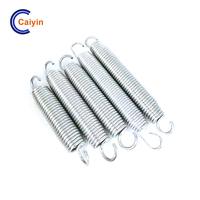 Ressort de traction en spirale en acier inoxydable robuste personnalisé Caiyin avec crochet pour machines industrielles