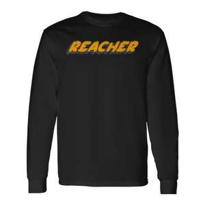 T-shirt à manches longues Reacher, col rond, unisexe, vêtements promotionnels pour adultes - Product Image 1