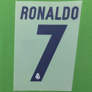 Super a Number Real Madrid 2016 2017 SRERGIO RAMOS RONALDO <span class=keywords><strong>BENZEMA</strong></span> KROOS Camiseta de fútbol Número de estampado en caliente - Product Image 4