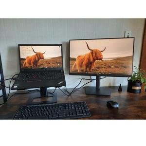 E2424HS จอภาพ 23.8 นิ้ว Full HD VA 60Hz DP/VGA ลำโพงในตัว ขอบจอ 3 ด้านไร้ขอบ ป้องกันการกระพริบ แสงสีฟ้าต่ำ สำหรับเล่นเกม สีดำ - Product Image 2
