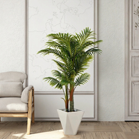 Palmier artificiel vert, plante artificielle avec pot, plantes artificielles en pot, plante artificielle en pot, plantes artificielles en pot